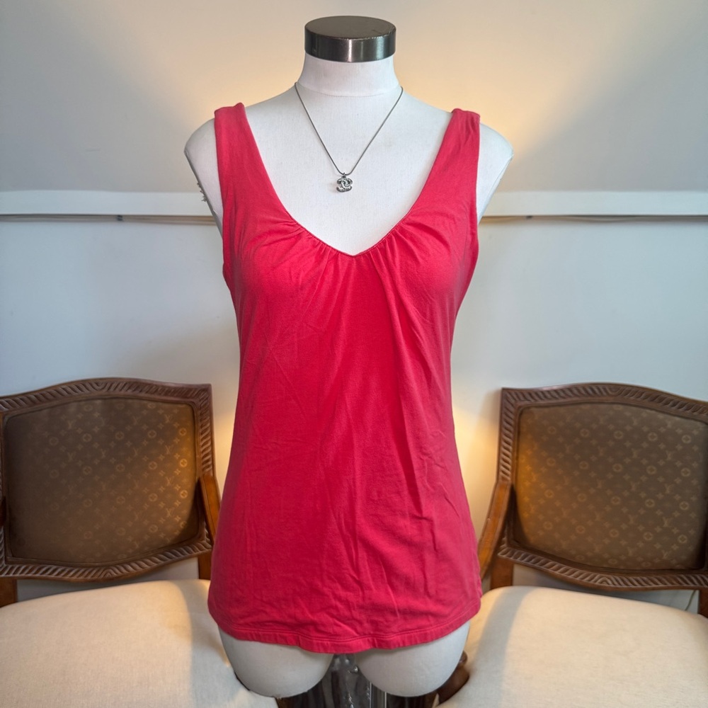 CAbi Women's Pink Sleeveless Top, Cotton-Blend